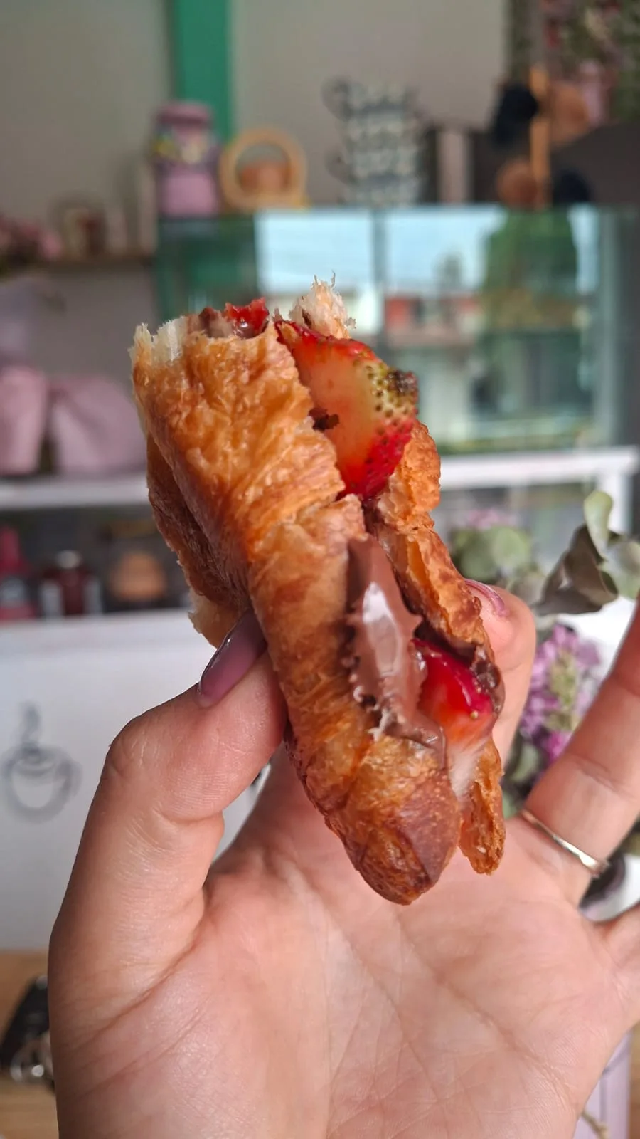 Croissant relleno
